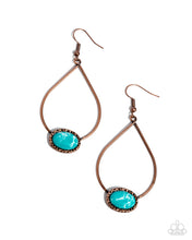 Load image into Gallery viewer, Paparazzi Accessories Sensible Stones - Copper Earrings