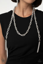 Load image into Gallery viewer, Paparazzi Accessories: SCARFed for Attention - Silver Necklace