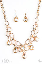 Load image into Gallery viewer, Paparazzi Accessories: Show-Stopping Shimmer Gold Necklace
