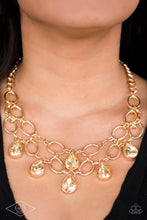 Load image into Gallery viewer, Paparazzi Accessories: Show-Stopping Shimmer Gold Necklace