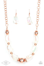 Load image into Gallery viewer, Paparazzi Accessories Iridescently Ice Queen - Copper Necklace