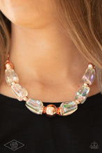 Load image into Gallery viewer, Paparazzi Accessories Iridescently Ice Queen - Copper Necklace