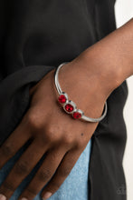 Load image into Gallery viewer, Paparazzi Accessories: Royal Demands - Red Bracelet