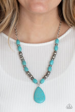 Load image into Gallery viewer, Paparazzi Accessories: Blazing Saddles - Blue Necklace