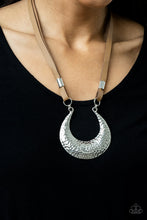 Load image into Gallery viewer, Paparazzi Accessories: Majorly Moonstruck - Brown Neclklace