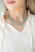 Load image into Gallery viewer, Paparazzi Accessories: Sahara Safari - Blue necklace