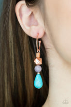 Load image into Gallery viewer, Paparazzi Accessories: Boulevard Stroll - Copper Earrings