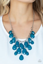 Load image into Gallery viewer, Paparazzi Accessories Front Row Flamboyance - Blue Necklace