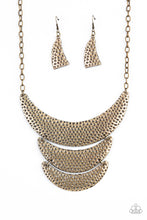 Load image into Gallery viewer, Paparazzi Accessories Moonwalk Magic - Brass Necklace
