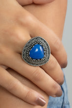 Load image into Gallery viewer, Paparazzi Accessories Genuinely Gemstone - Blue Ring