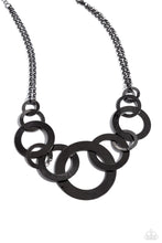 Load image into Gallery viewer, Paparazzi Accessories: Uptown Links - Black Necklace