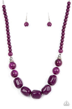 Load image into Gallery viewer, Paparazzi Accessories Ten Out of TENACIOUS - Purple Necklace