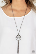 Load image into Gallery viewer, Paparazzi Accessories: Spiraling Sparkle - Black Necklace