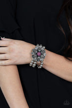 Load image into Gallery viewer, Paparazzi Accessories: Botanical Bravado - Pink Bracelet