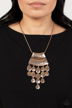 Load image into Gallery viewer, Paparazzi Accessories: Totem Trek - Gold Necklace