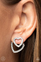 Load image into Gallery viewer, Paparazzi Accessories: Ever Enamored - White Post Earrings