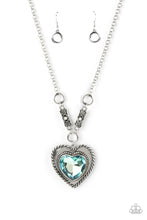Load image into Gallery viewer, Paparazzi Accessories: Heart Full of Fabulous - Blue Necklace