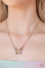 Load image into Gallery viewer, Paparazzi Accessories: Baroque Butterfly - Gold Necklace