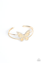 Load image into Gallery viewer, Paparazzi Accessories: Butterfly Bella - Gold Bracelet