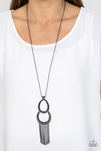 Load image into Gallery viewer, Paparazzi Accessories: Reeling in Relics - Black Necklace