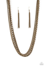 Load image into Gallery viewer, Paparazzi Accessories: Free to CHAINge My Mind - Brass Necklace