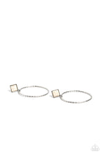 Load image into Gallery viewer, Paparazzi Accessories: Canyon Circlet - White Post Earrings