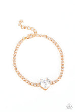 Load image into Gallery viewer, Paparazzi Accessories: Bedazzled Beauty - Gold Bracelet
