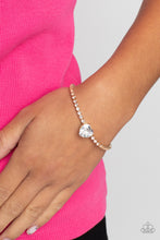 Load image into Gallery viewer, Paparazzi Accessories: Bedazzled Beauty - Gold Bracelet