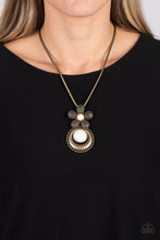 Load image into Gallery viewer, Paparazzi Accessories: Bohemian Blossom - Brass Necklace