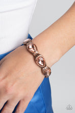 Load image into Gallery viewer, Paparazzi Accessories: Formal Fanfare - Copper Bracelet
