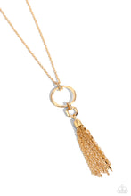 Load image into Gallery viewer, Paparazzi Accessories:Tassel Tune - Gold Necklace
