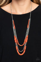 Load image into Gallery viewer, Paparazzi Accessories: Newly Neverland - Orange Necklace
