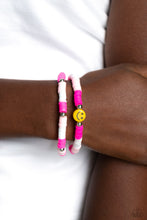 Load image into Gallery viewer, Paparazzi Accessories: In SMILE - Pink Bracelet