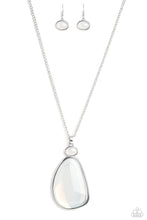 Load image into Gallery viewer, Paparazzi Accessories: Geometric Glow - White Necklace