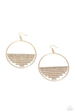Load image into Gallery viewer, Paparazzi Accessories: Fierce Fringe - Gold Earrings