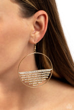 Load image into Gallery viewer, Paparazzi Accessories: Fierce Fringe - Gold Earrings