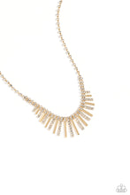 Load image into Gallery viewer, Paparazzi Accessories: FLARE to be Different - Gold Necklace
