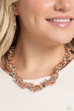 Load image into Gallery viewer, Paparazzi Accessories: otally Two-Toned - Copper Necklace