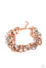 Load image into Gallery viewer, Paparazzi Accessories: Two-Tone Taste - Copper Bracelet