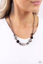Load image into Gallery viewer, Paparazzi Accessories: Emphatic Edge - Black Necklace
