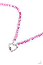 Load image into Gallery viewer, Paparazzi Accessories: Clearly Carabiner - Pink Necklace