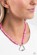 Load image into Gallery viewer, Paparazzi Accessories: Clearly Carabiner - Pink Necklace