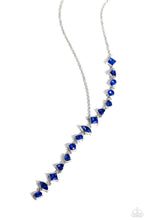 Load image into Gallery viewer, Paparazzi Accessories:Diagonal Daydream - Blue Necklace