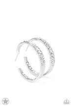 Load image into Gallery viewer, Paparazzi Accessories GLITZY By Association- White Earrings