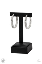 Load image into Gallery viewer, Paparazzi Accessories GLITZY By Association- White Earrings