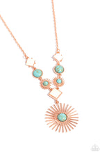 Load image into Gallery viewer, Paparazzi Accessories: Sunburst Style - Copper Necklace