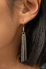 Load image into Gallery viewer, Paparazzi Accessories: Against the LOCK - Silver Necklace