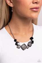 Load image into Gallery viewer, Paparazzi Accessories:Twinkling Tables - Black Necklace