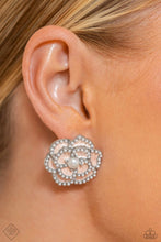 Load image into Gallery viewer, Paparzzi Accessories: Suave Sensation - White Post Earring