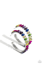 Load image into Gallery viewer, Paparazzi Accessories: Rainbow Range - Multi Hoop Earring